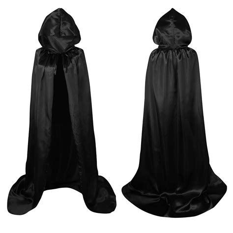 black cloak with hood men|p99 hooded black cloak.